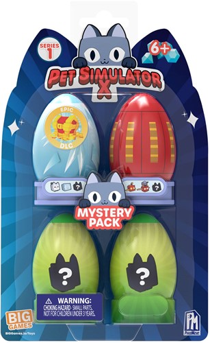 Pet Simulator Minifiguur 4-Pack