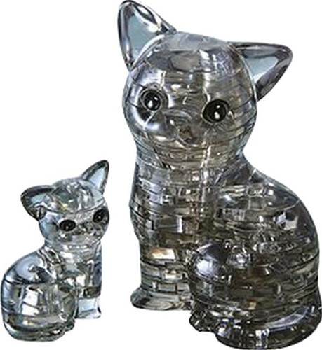 HCM Kinzel 3D Crystal Puzzle - Poes met Jong (49)