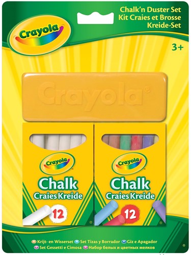 Crayola Schoolkrijt met Wisser