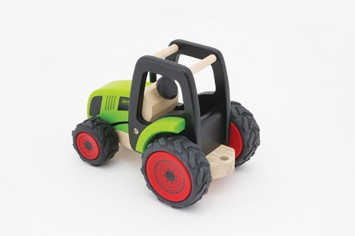 Harlekijn Pin Toy Houten tractor