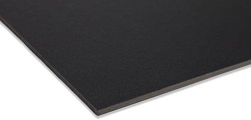 Airplac Airplac Schaumstoffplatte 5 mm 42 x 29,7 cm Schwarz 10 Stück