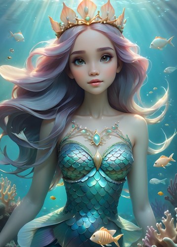 Bluebird Puzzle Beautiful Mermaid - 300 Teile