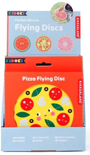 Kikkerland Flexible Silicone Flying Discs