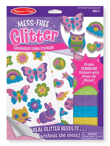 Melissa & Doug Glitter Ohne Kleckern - Freundschafts-Schaumstoffsticker 