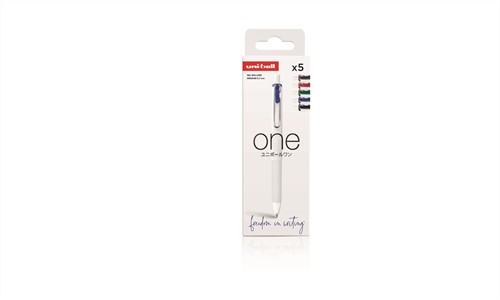 Uni-Ball Uni One Stift 0,7 mm Set Classic 5-teilig