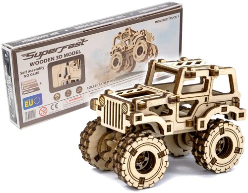 Wooden.City Wooden City - Monster Truck 1